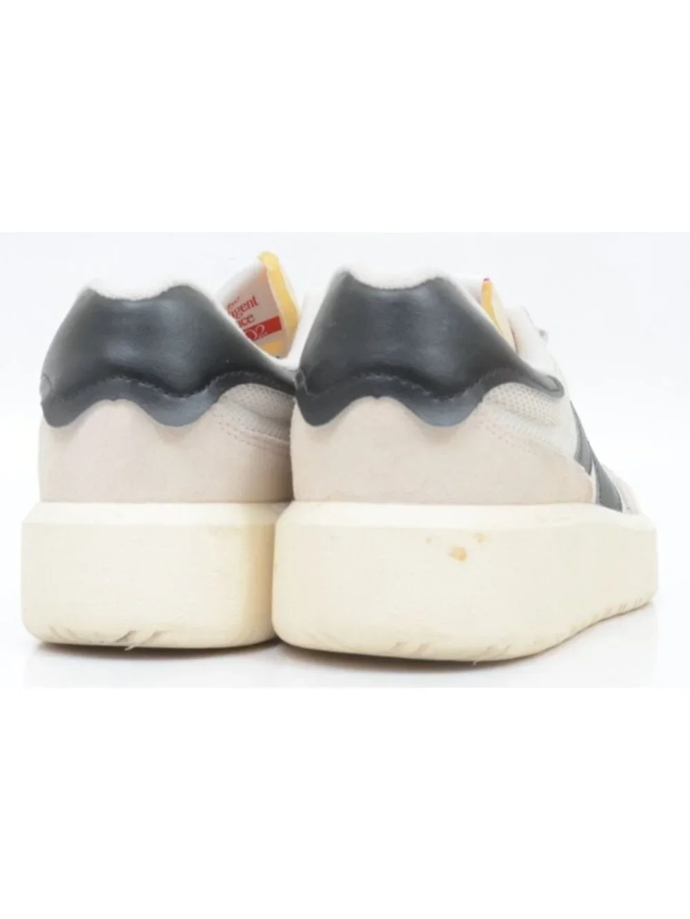 New Balance CT302 Women's 8.5 Mens 7 Court Platform Sneaker Moonbeam Black Red